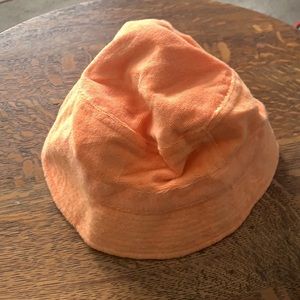 Vintage Old Navy Orange Terrycloth Bucket Hat